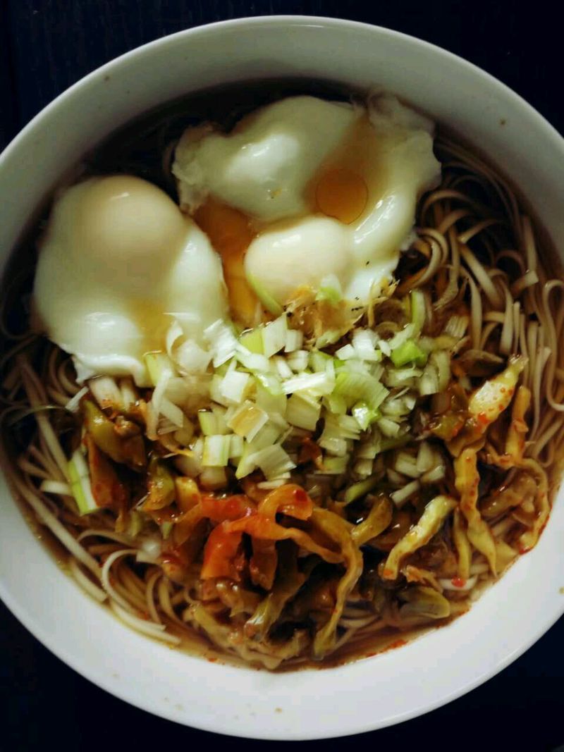葱花面 