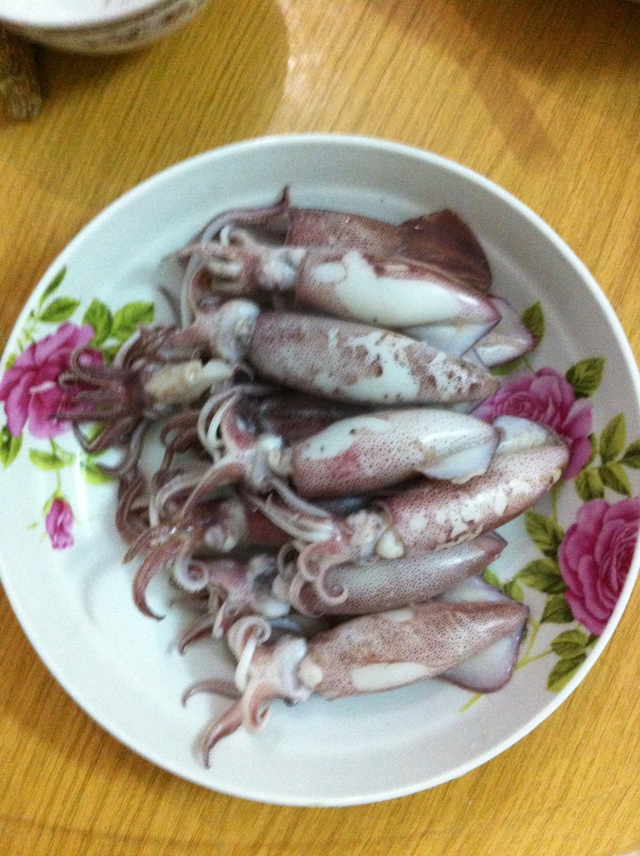 清煮鱿鱼仔