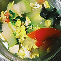 冬瓜豆腐汤的做法图解3