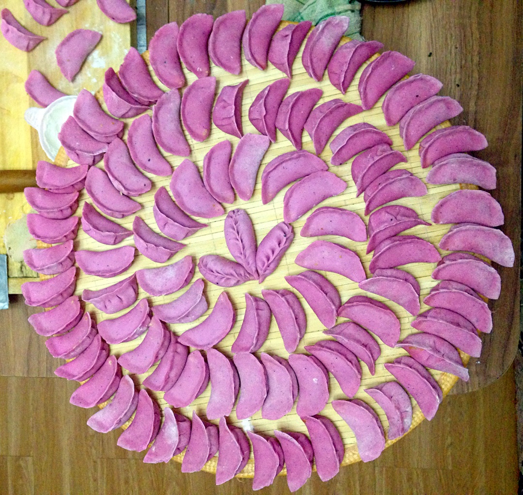 火龙果小饺子的做法_【图解】火龙果小饺子怎么做如何