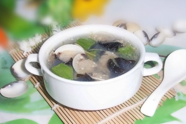 丝瓜木耳浸白贝的做法_【图解】丝瓜木耳浸白