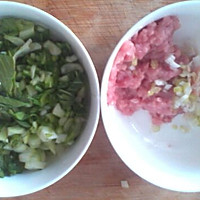 青菜瘦肉粥的做法图解2