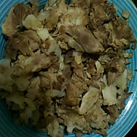 小炒拆骨肉的做法图解1