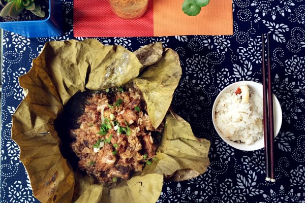 《给恋人的一百次味蕾邂逅》11 荷叶糯米蒸排