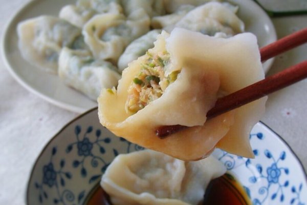 槐花饺子#黑人牙膏一招制胜#的做法_【图解】