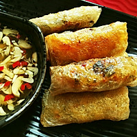 家宴菜之一一炸春卷的做法_【图解】家宴菜之