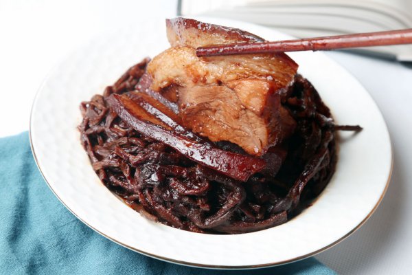 年节宴客菜丨干豇豆扣肉 的做法_【图解】年节