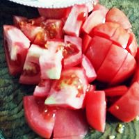 番茄炖豆腐的做法图解2