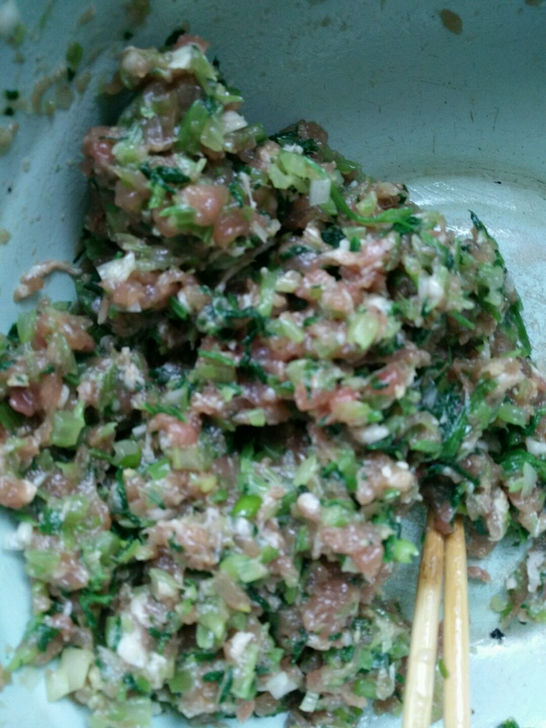 芹菜肉饼