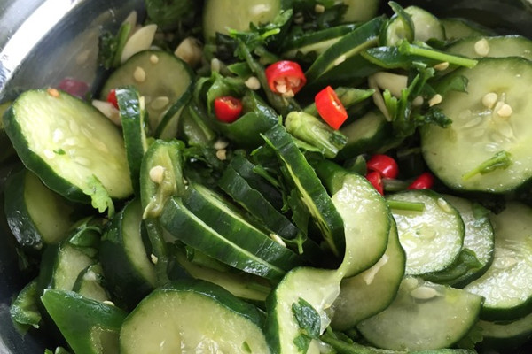 凉拌黄瓜片的做法_【图解】凉拌黄瓜片怎么做