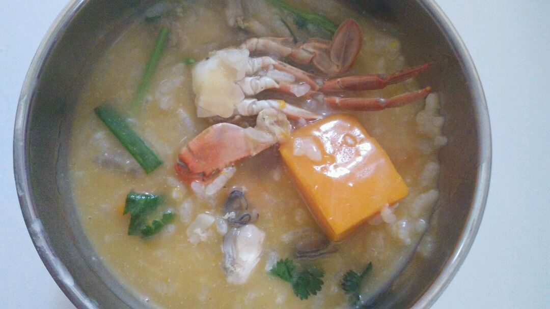 螃蟹稀饭的做法