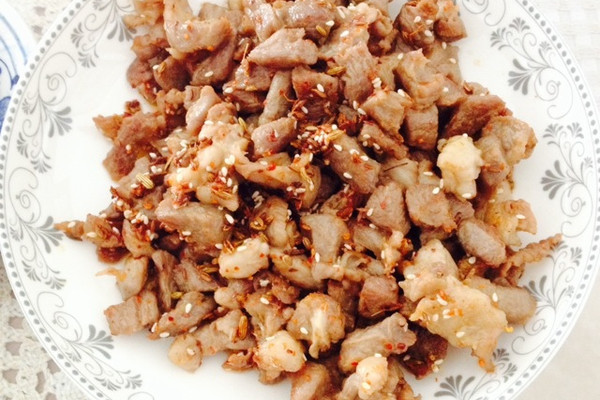 干煸羊肉的做法