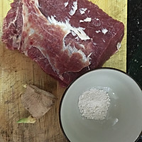 姜丝牛肉片的做法图解1