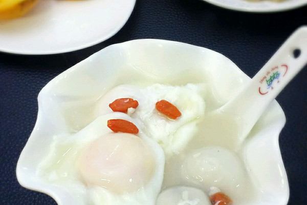 鸡蛋米酒汤圆#极速早餐