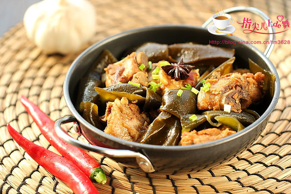 海带炖排骨的做法_【图解】海带炖排骨怎么做