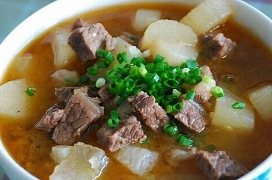 白萝卜炖牛肉--冬季暖身的做法_【图解】白萝