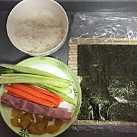 培根寿司卷的做法图解2