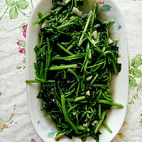 清炒西洋菜的做法图解1