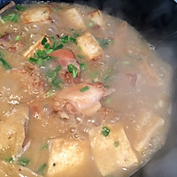 老母鸡鸡块豆腐煲的做法图解1