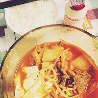 泡菜汤的做法图解1