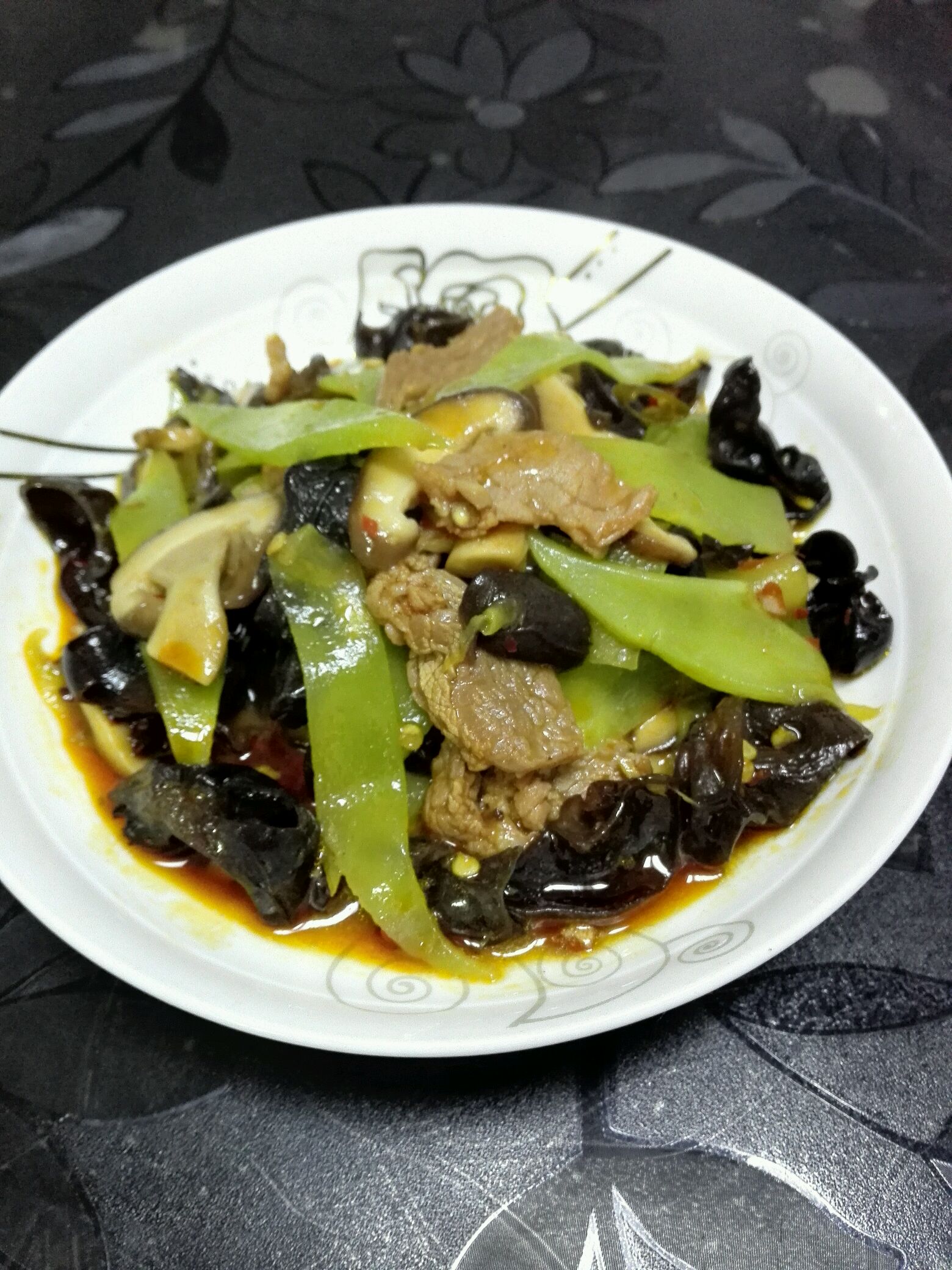 香菇木耳肉片