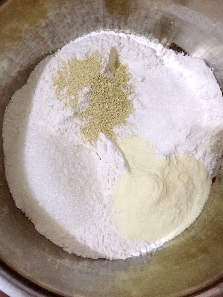 500克面粉面包的配方