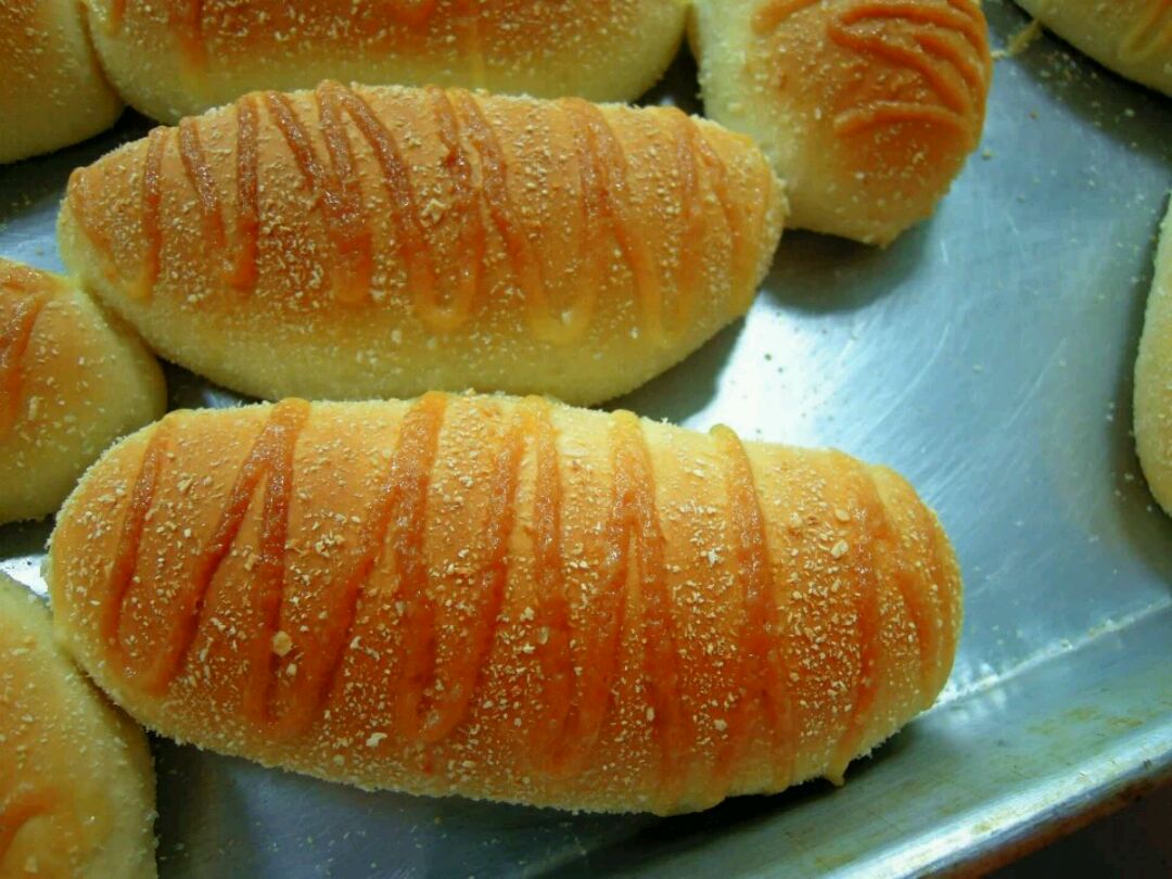椰子沙拉面包#甜面团