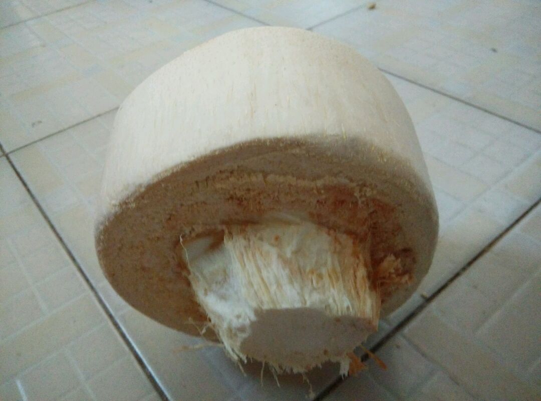 想喝椰子,没有开椰器?别怕,一把菜刀搞定