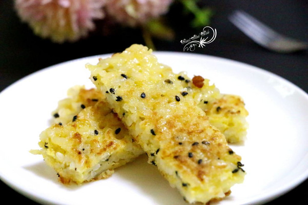 米煎饼--剩米饭的华丽变身的做法_【图解】米