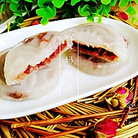 【豆沙晶饼】——弹性嚼劲,有香甜,简单速成的早餐吃什么,早餐食谱大全,营养早餐,减肥早餐或者餐间小点的做法图解8