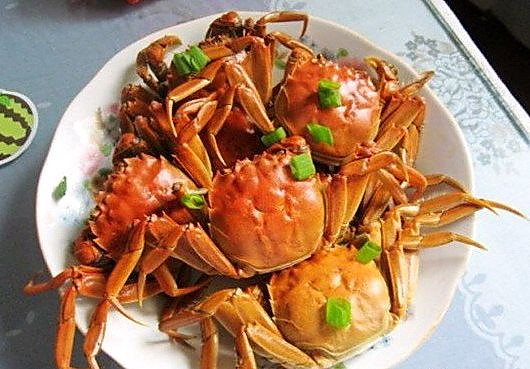 水煮大闸蟹鸡胗红烧的做法图片
