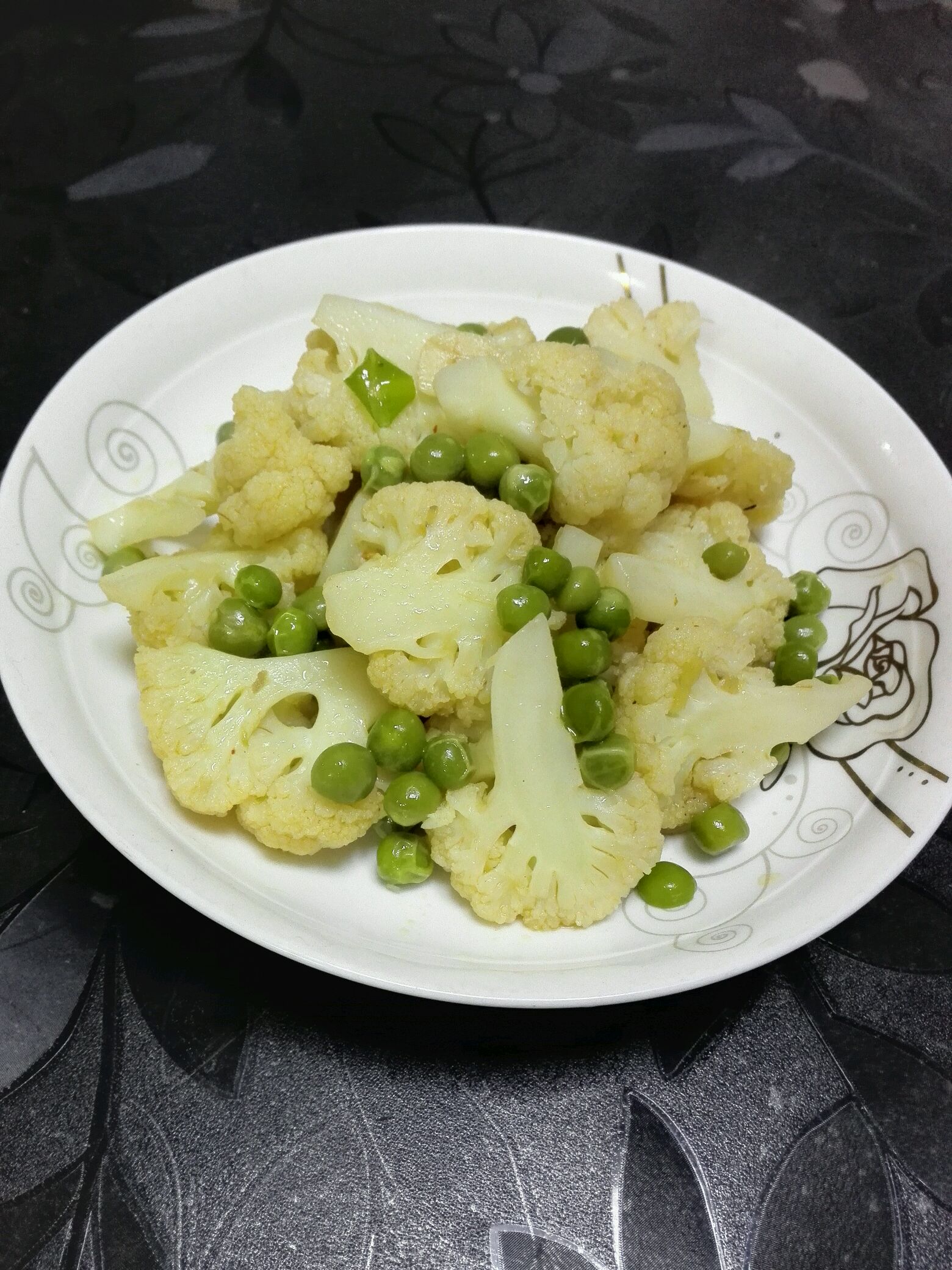 清炒花菜