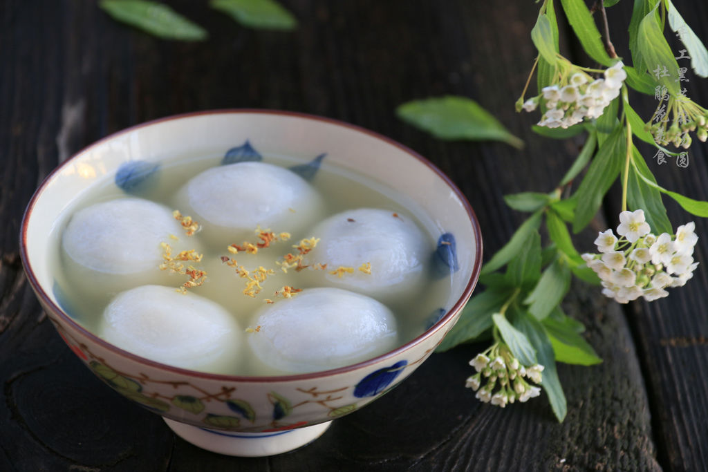 黑芝麻汤圆 手绘