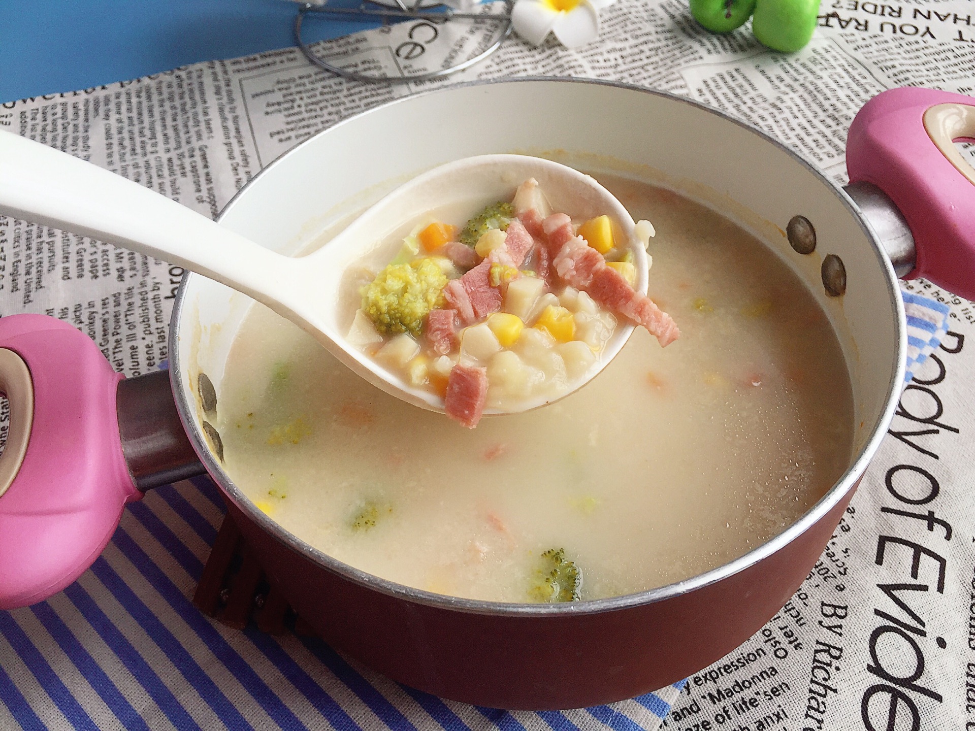 玉米浓汤怎么做_玉米浓汤的做法_🌼布朗尼_豆果美食