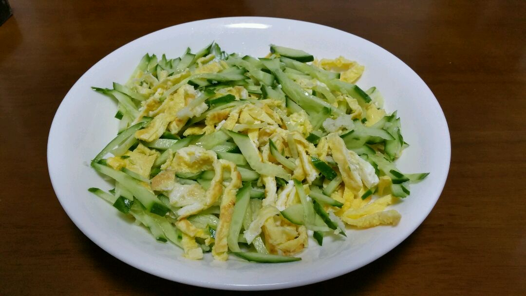 面膜拌黄瓜(鸡蛋)凉菜瘦脸方脸图片