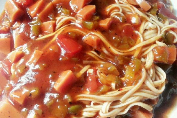 番茄酱汁拌面的做法_【图解】番茄酱汁拌面怎