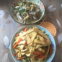 鲜蛏炒瘦肉的做法图解1