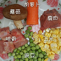 宝宝辅食，排骨瘦肉蔬菜粥的做法图解1