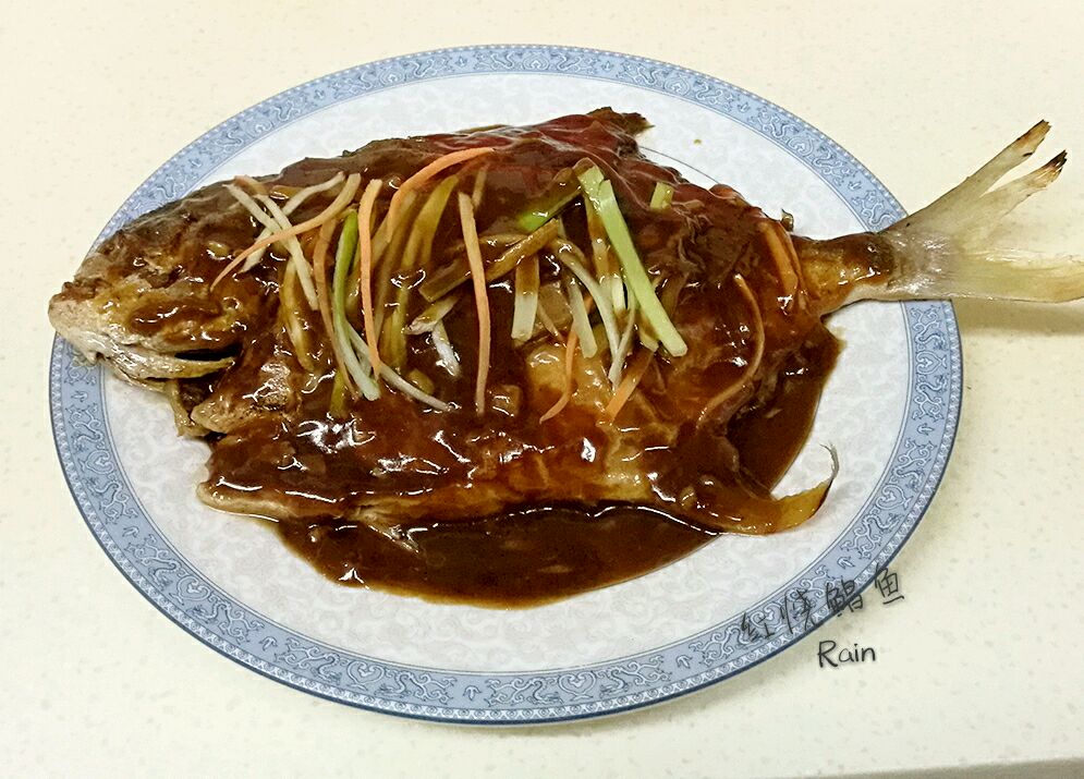 红烧鲳鱼的做法小块排骨蒸多久图片