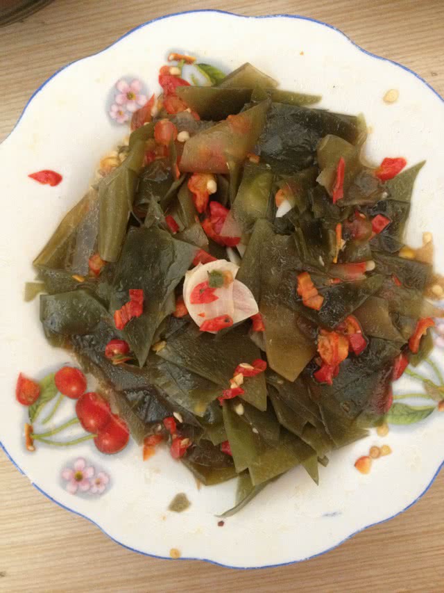 家乡菜清炒海带