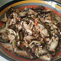 耗油肉沫香菇的做法图解1