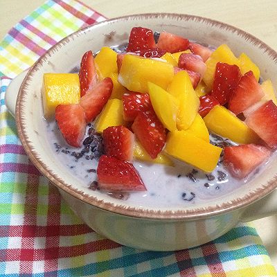 水果粥(养肝补气)的做法_【图解】水果粥(养肝补气)怎么做好吃_水果粥(养肝补气)_家常做法大全_豆果美食'