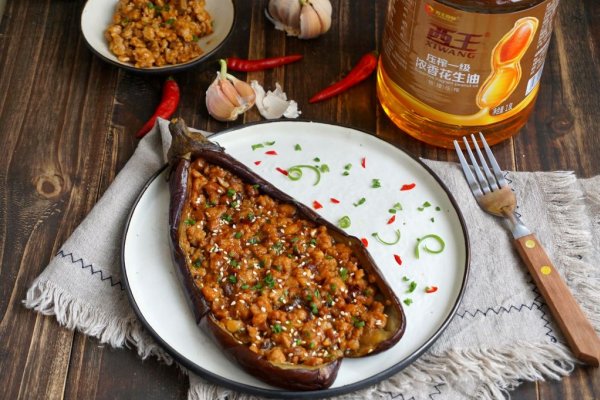 香菇肉末烤茄子#西王鲜味道#的做法_【图解】