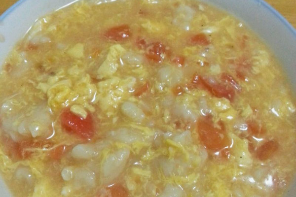 早餐要吃好 西红柿鸡蛋疙瘩汤 面疙瘩的做法_