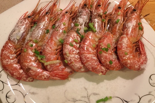 盐焗阿根廷红虾基本教程