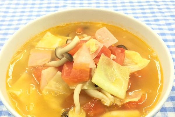 日式蔬菜瘦身汤的做法_【图解】日式蔬菜瘦身