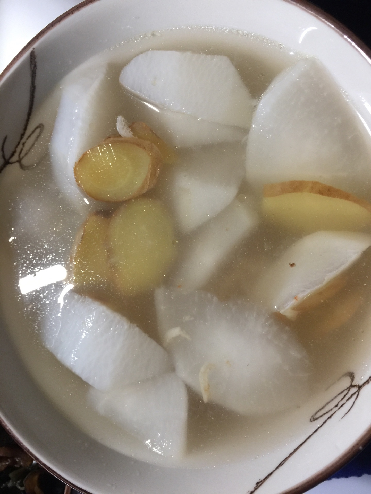 萝卜虾米生姜汤晖食品力图片