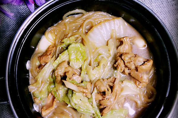 猪肉白菜炖粉条