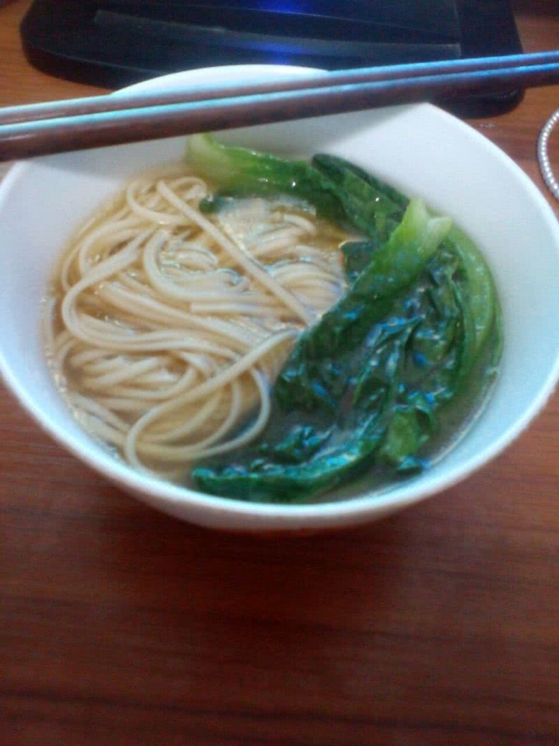 家常素汤面