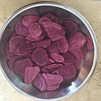 紫薯椰汁千层糕的做法_【图解】紫薯椰汁千层